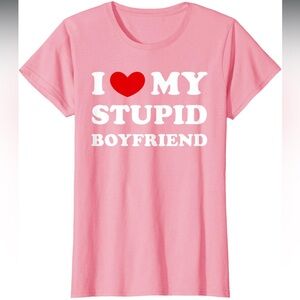 Pink shirt with Heart Print